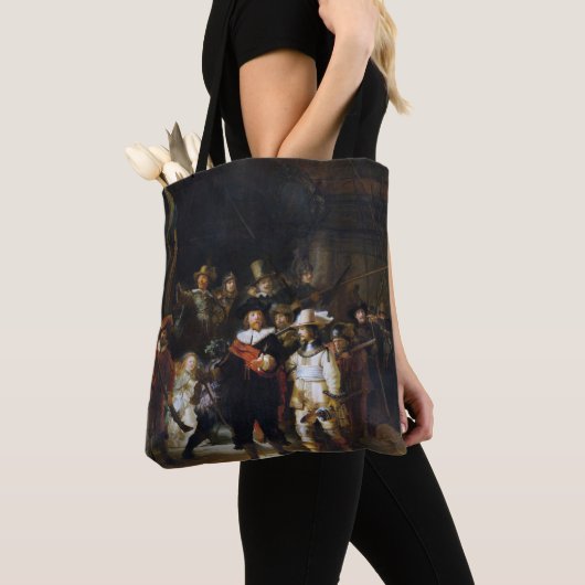 The Night Watch, Rembrandt, 1642 Tote Bag (Dichtbij)