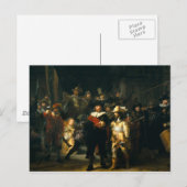 The Night Watch - Rembrandt Briefkaart (Voorkant / Achterkant)