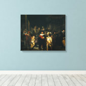 The Night Watch - Rembrandt Canvas Afdruk (Insitu (Houten vloer))