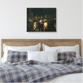 The Night Watch - Rembrandt Canvas Afdruk (Insitu (Slaapkamer))