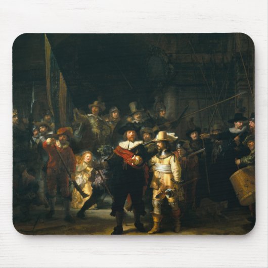 The Night Watch - Rembrandt Muismat (Voorkant)