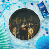 The Night Watch - Rembrandt Papieren Bordje (Feest)
