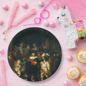 The Night Watch - Rembrandt Papieren Bordje (Feest)