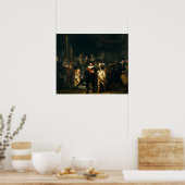 The Night Watch - Rembrandt Poster (Keuken)