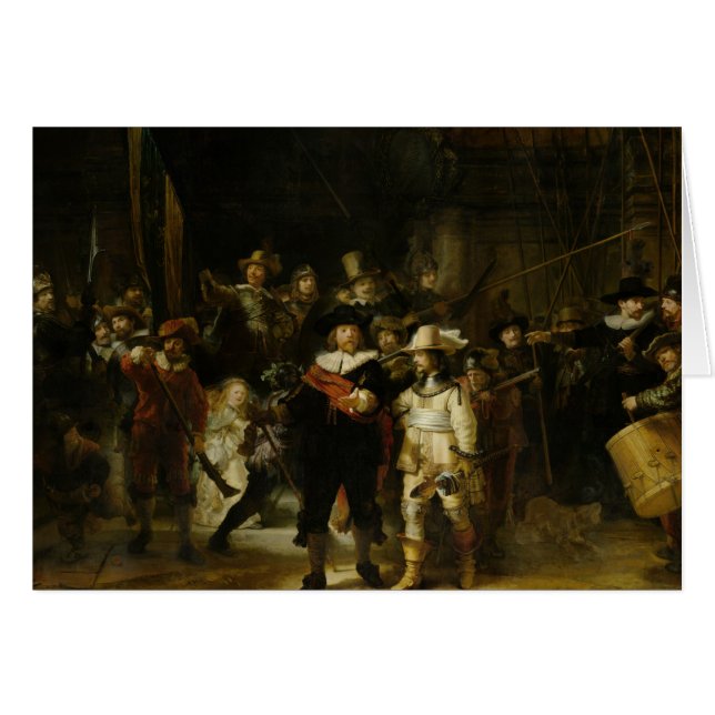 The Night Watch, Rembrandt van Rijn (Voorkant Horizontaal)