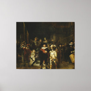 The Night Watch, Rembrandt van Rijn Canvas Afdruk