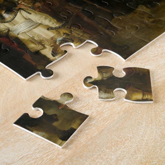 The Night Watch, Rembrandt van Rijn Legpuzzel (Zijkant)