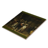 The Night Watch, Rembrandt van Rijn Tegeltje (Zijkant)