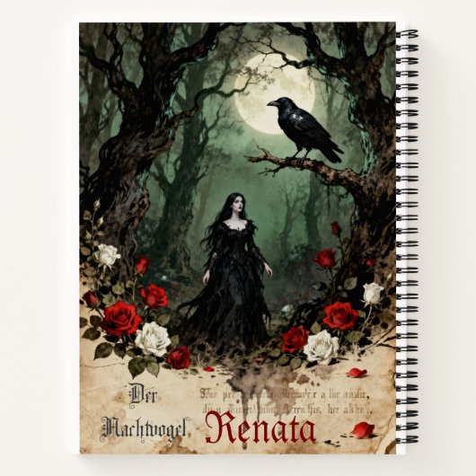 The Nightbird Notitieboek (Achterkant)