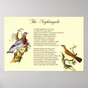 "The Nightingale" door Wordsworth - Art Print