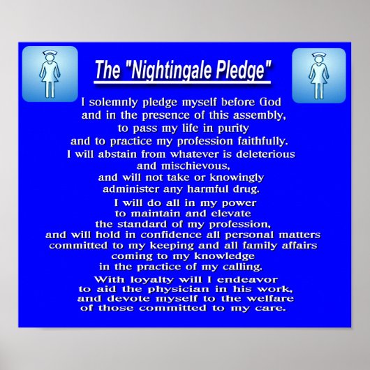 The Nightingale Pledge Poster (Voorkant)