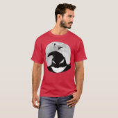 The Nightmare Before Christmas Oogie Boogie Maan v T-shirt (Voorkant volledig)