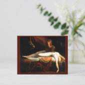 The Nightmare by John Henry Fuseli Briefkaart (Staand voorkant)