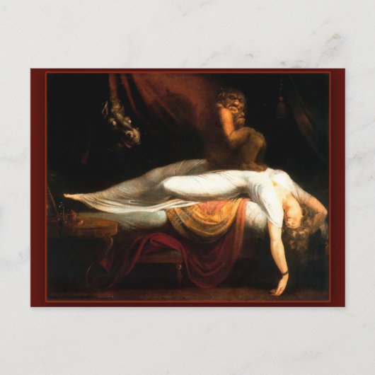 The Nightmare by John Henry Fuseli Briefkaart (Voorkant)