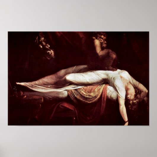 The Nightmare , van Johann Heinrich Füssli (beste  Poster (Voorkant)