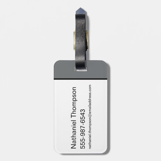 The Night's Watch Motto Bagagelabel (Achterkant verticaal)