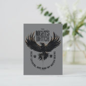 The Night's Watch Motto Briefkaart (Staand voorkant)