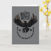 The Night's Watch Motto Kaart (Gele Bloem)