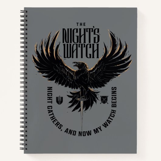 The Night's Watch Motto Notitieboek (Voorkant)