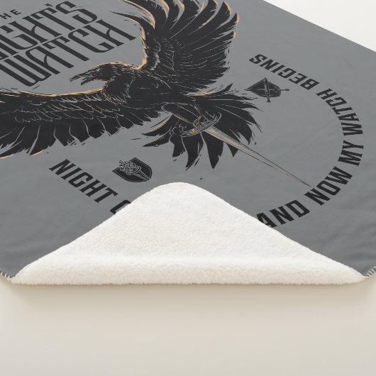 The Night's Watch Motto Sherpa Deken (3/4)