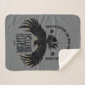 The Night's Watch Motto Sherpa Deken (Voorkant (horizontaal))