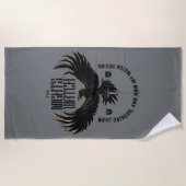 The Night's Watch Motto Strandlaken (Voorkant)