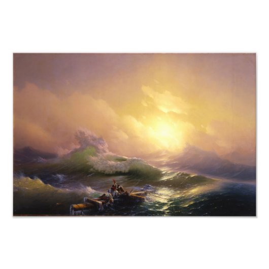 The Ninth Wave by Ivan Aivazovsky Photo Print Foto Afdruk (Voorkant)