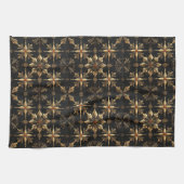 The Noël Kitchen Elegance - Black Theedoek (Horizontaal)