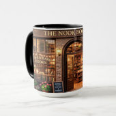 The Nook Book Vintage Boekwinkel Mok (Voorkant links)