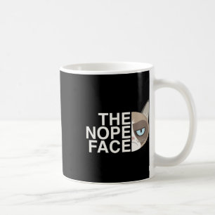 The Nope Face _ Grappige Lazy Cat Joke Hoodie voor Koffiemok