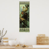 The North Star van Alphonse Mucha Poster (Keuken)
