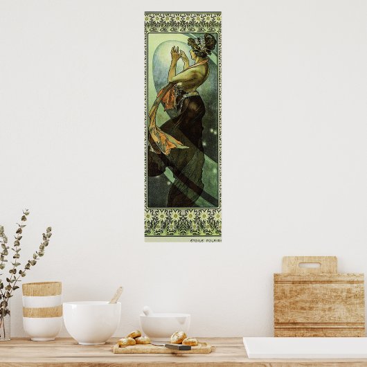 The North Star van Alphonse Mucha Poster (Keuken)