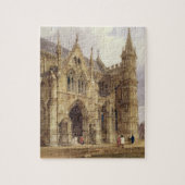 The North-West Porch of Salisbury Cathedral, 1832 Legpuzzel (Verticaal)