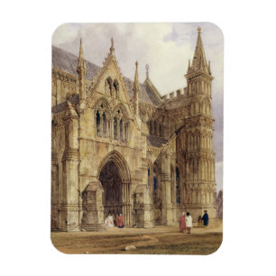 The North-West Porch of Salisbury Cathedral, 1832 Magneet