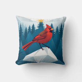 The northern cardinal Christmas special Kussen
