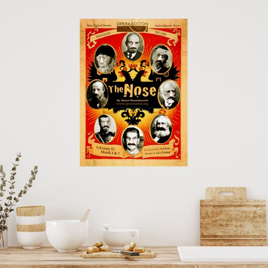 The Nose: Streetposter, 2009 Poster (Keuken)