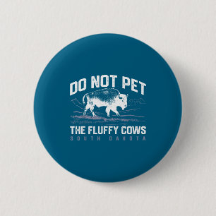 The Not Pet Fluffy Cows Nationaal Ronde Button 5,7 Cm