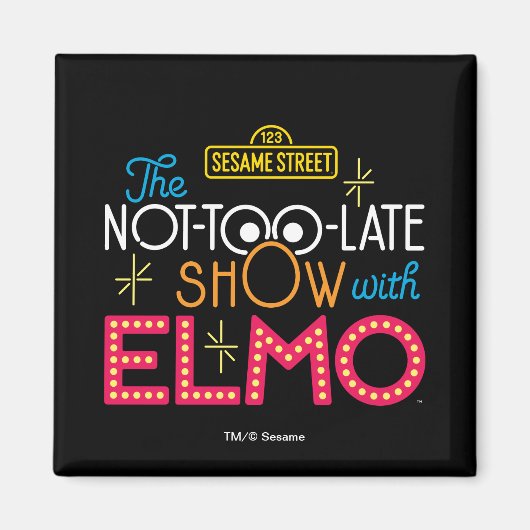 The Not-Too-Late Show met Elmo Magneet (Voorkant)