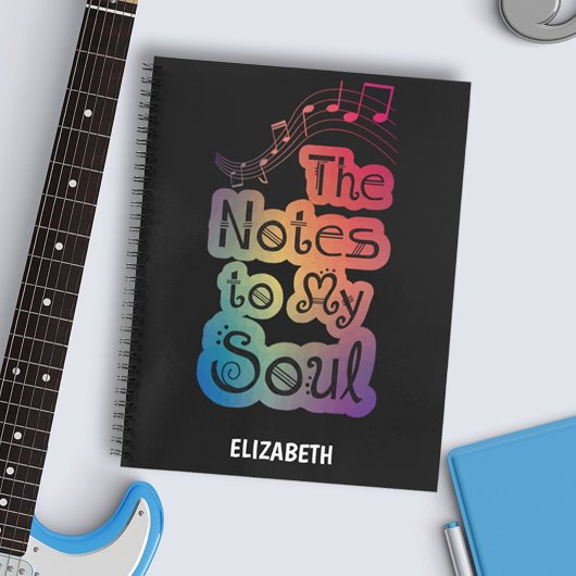 The Notes to My Soul Music Modern songwriting Notitieboek