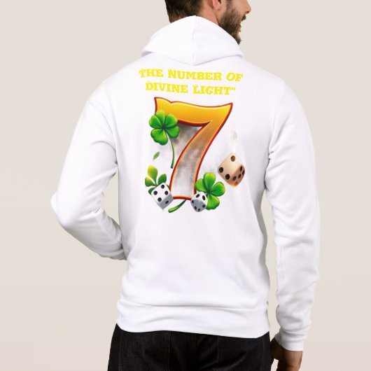 The Number of Divine Light" ( MOLETON ) Hoodie (Achterkant)