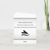 "The Nurse" Blank Greeting Card Kaart (Achterkant)