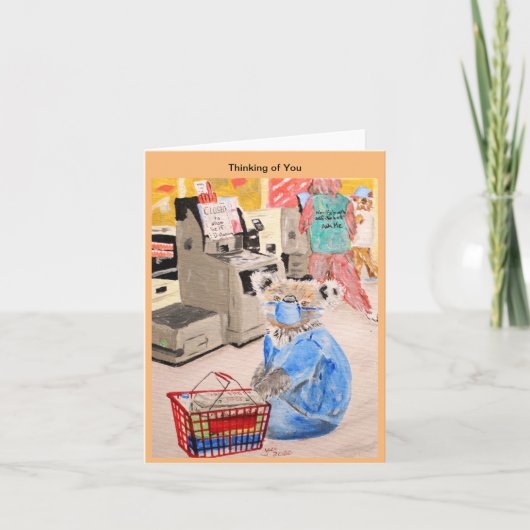 "The Nurse" Blank Greeting Card Kaart (Voorkant)