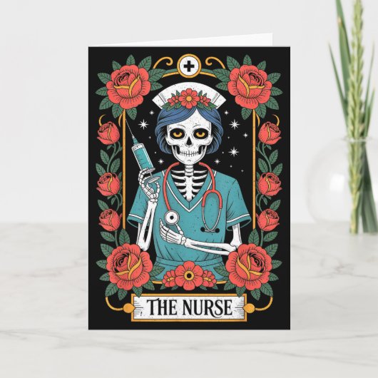 The Nurse Tarot Card  Kaart (Voorkant)