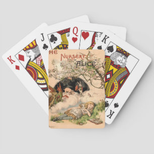 The Nursery Alice 1890 Antieke Wonderland Omslag Pokerkaarten
