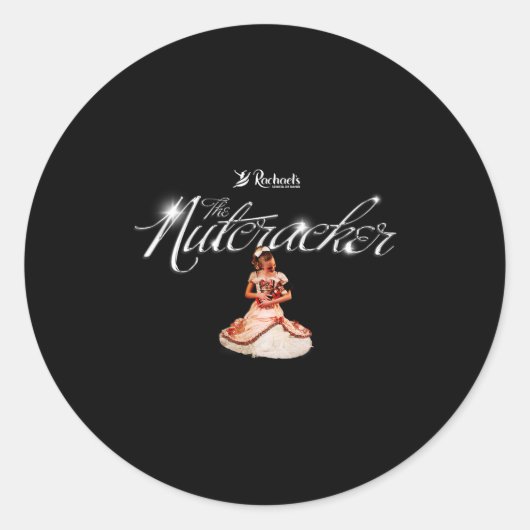 The Nutcracker 2025 - Rsodance  Ronde Sticker (Voorkant)