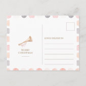 The Nutcracker Ballerina Christmas Postcard Briefkaart (Achterkant)