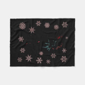 The Nutcracker Ballet And Clara Ballerina Christma Fleece Deken (Voorkant (Horizontaal))