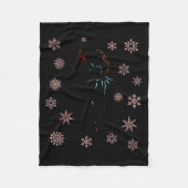The Nutcracker Ballet And Clara Ballerina Christma Fleece Deken (Voorkant)