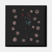 The Nutcracker Ballet And Clara Ballerina Christma Magneet (Voorkant)