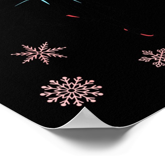 The Nutcracker Ballet And Clara Ballerina Christma Poster (Hoek)